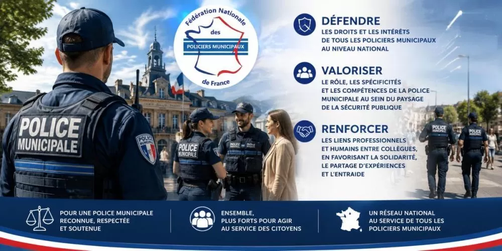 Illustration : FEDERATION NATIONALE DES POLICIERS MUNCIPAUX DE FRANCE